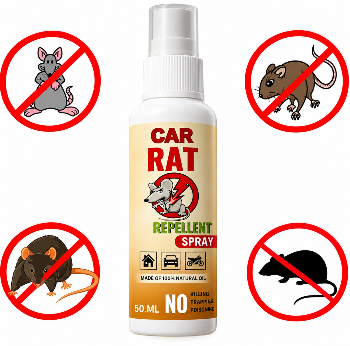 Car Rat Repellent Spray